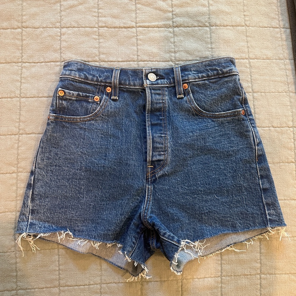 Denim High-Waisted Women's Shorts